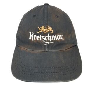 Quake City Baseball Cap Black Gold White One Size Kretschmar Deli Cotton Hat